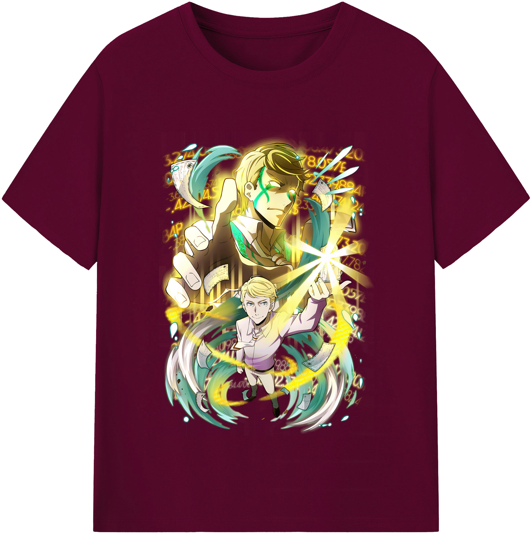 （画像用） 文豪ストレイドッグス Bungo Stray Dogs レディースカジュアルプリントTシャツ（綿100％）